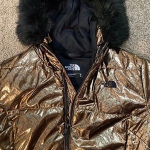 The North Face Women's Sz. M Harway Insulated Parka Jacket Metallic